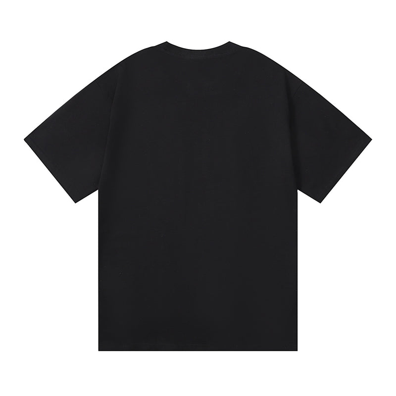 Purple Brand T Shirts Spring/Summer Color Printed Hip Hop Men's and Women's Casual Short-Sleeved T-shirt