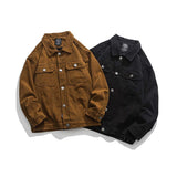 Unisex Shirts Autumn Placket Hem Logo Jacket
