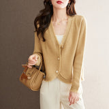 Women Knitwear Autumn Tassel Sweater Loose Knitted Cardigan