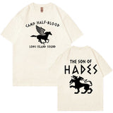 Percy Jackson Camp Half Blood Graphic T Shirt Men O-Neck