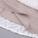 Women Dress Spring V-neck Lantern Sleeve A- line Skirt