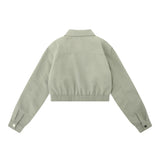 Women Jacket Short Stitching Jacket Loose Casual Motorcycle Clothing Coat