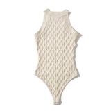 Women Sweater Knitwear Three-Dimensional Hollow Texture Sweater Spring and Summer Jumpsuit