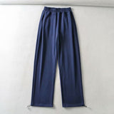 Women Sweatpants Casual Pants Women Drawstring Ankle-Tied Wide Leg Sweatpants