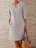 Beth Dutton Wardrobe Summer round Neck Breathable Long Sleeve Dress