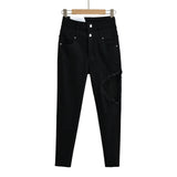 Women Pants Summer Sheath Ripped Jeans