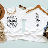 Retro Basgiath War College Double-side Graphic Tee Gold Drag