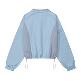 Women Jacket Autumn Leisure Sports Flight Suit Loose Letter Embroidery Coat