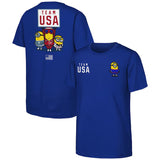 NBA T-Shirts USA Basketball T-Shirt Men's Sports Short Sleeve T-Shirt