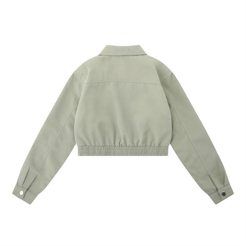 Women Jacket Short Stitching Jacket Loose Casual Motorcycle Clothing Coat