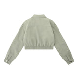 Women Jacket Short Stitching Jacket Loose Casual Motorcycle Clothing Coat