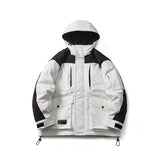 Unisex Winter Cotton Coat Three-Dimensional Large Pocket Hooded down Jacket down Shell Jacket