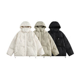 Unisex Winter Cotton Coat Vintage Loose and Warm Cotton Jacket