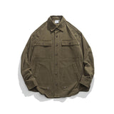 Unisex Jacket Loose Multi-Pocket Workwear Jacket