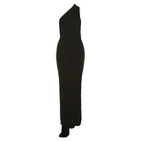 Women Dresses Summer Sexy Backless Sheath Slim-Fit Evening Dress Dress (Bla0420)
