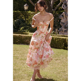 Women Dresses Floral Strap Dress Spring/Summer Female Dress