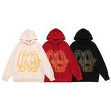 Men Hoodie Print Loose Couple Hooded Sweater Men and Women Hip Hop Hoodie