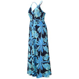 Women Date Dress Spring and Summer Sexy Floral Strap Beach Dress