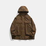 Unisex Jacket Autumn Windproof Hood Coat