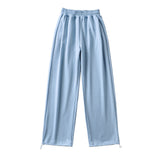 Women Sweatpants Spring Casual Wide Leg Straight Harem Pants