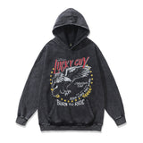 Men Hoodie Vintage Sweater Men's and Women's Oversize Hiphop Hooded Jacket