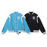 Unisex Jacket Autumn Brushed Baseball Uniform