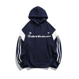 Unisex Hoodie Autumn Contrast Color Stripe Hooded Sweater