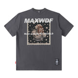 Men T Shirt Summer Hip Hop Half-Sleeved Loose T-shirt Men and Women