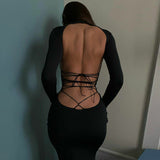 Women Dresses Spring Sexy Backless Dress