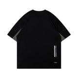Men T Shirt Retro Short Sleeve T-shirt Men and Women Old School Loose