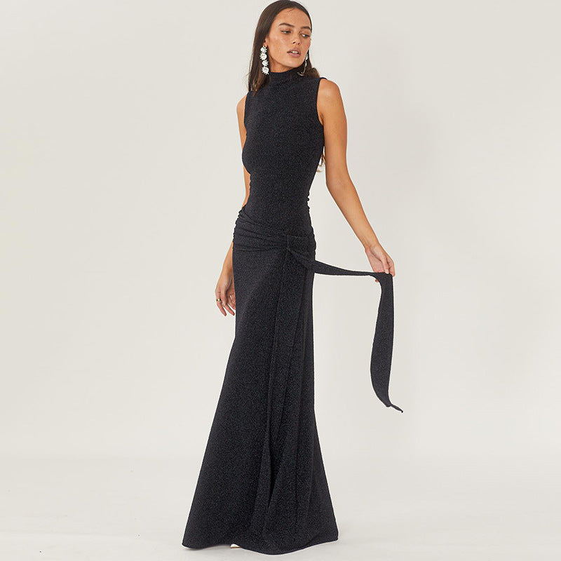 Women Dresses Spring Turtleneck Dress