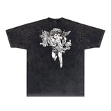 Amiri T-Shirt Distressed Retro Short Sleeve T-shirt