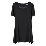 Women Dresses Square Collar Dress Short Skirt Casual