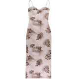 Women Dresses Slim Fit Dress Suspender Dress (Bla0420)