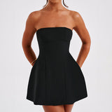 Women Dresses Spring Summer Slim-Fit Short Skirt Sexy Dress (Csm202403)