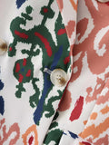 Women Suits Autumn and Winter Long-Sleeved Double-Breasted Printed Blazer