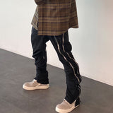 MIJKO Mens Vintage Pants MIJKO Mens UNDERMYCAR Style Casual Pants