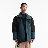 Unisex Winter Cotton Coat Stand-up Collar Cotton-Padded Clothes Vintage Loose and Warm Cotton Jacket