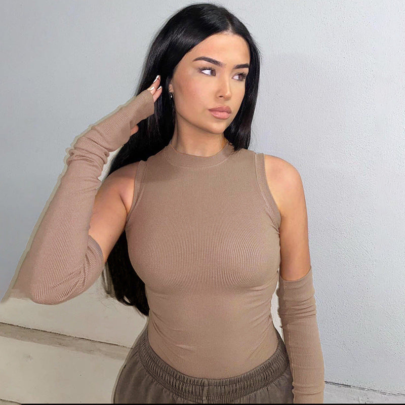 Women Jumpsuit Summer Sexy Slim Sleeve round Neck Sleeveless