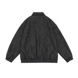 Unisex Jacket Autumn Vintage Distressed Pu Jacket