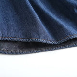Women Jacket Retro Loose Fleece-lined Denim Shirt