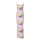 Women Dresses Summer Slim Fit Backless Sling Dress