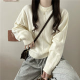 Women Knitted Pullover Vintage Sweater Loose Sweater