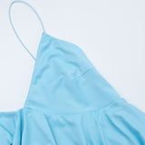 Women Dresses Summer Elegance Dress Sexy V-neck Suspender Skirt