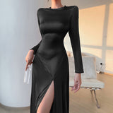 Women Dresses Split Sexy Dress Summer Dress