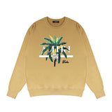 Amiri Long Sleeved Shirt Fashion Brand Crew Sweatshirts round Neck Sweater