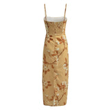 Women Dresses Summer Backless Long Dress (Xds0414)