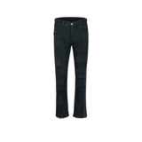 MIJKO Men Vintage Pants MIJKO Hip Hop Trousers Hole Damage Slim Jeans