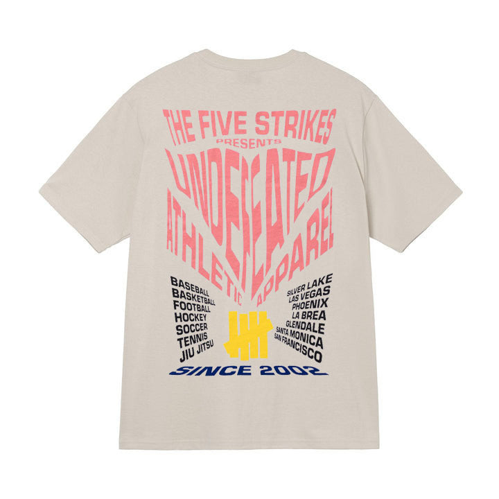 UNDEFEATED T Shirts Crew Neck Short Sleeve Men's and Women's Loose