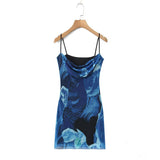 Women Dresses Summer Mesh Sling Dress Backless Sexy Skirt (Xds0414)